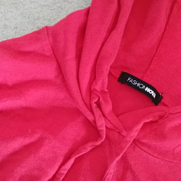 Fashionova cropped red long sleeve - Picture 3 of 4